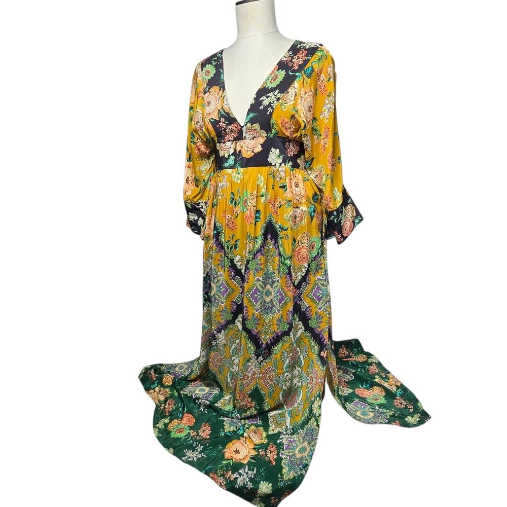 Anthropologie Lounge Maxi Size 4P Side Pockets Multicolor